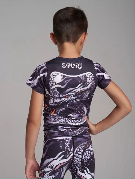 Дитячий Компресійний костюм 4в1 : Рашгард, футболка, шорти, легенси 77774 фото