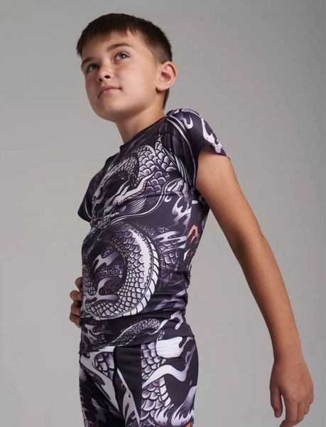 Дитячий Компресійний костюм 4в1 : Рашгард, футболка, шорти, легенси 77774 фото