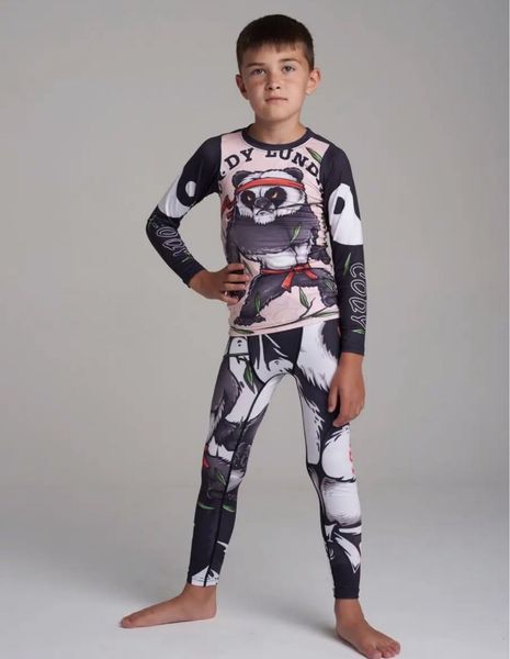 Детский комплект 3в1. Компрессионный костюм: Рашгард, шорты, легкие 090901 фото